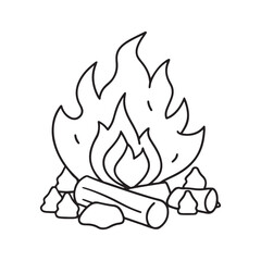 Cozy Coloring page, Line art, Bold and easy image, coloring sheet isolated vector illustration