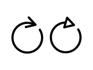 refresh arrow circle shapes symbol design vector illustration isolated on transparent background