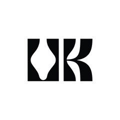 UK monogram logo design letter text name symbol monochrome logotype alphabet character simple logo