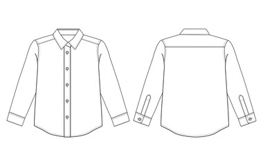 Infant baby long sleeves shirt vector illustration templet design