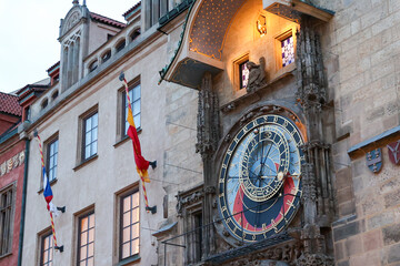 Prague Astronomical Clock or Prague Orloj.