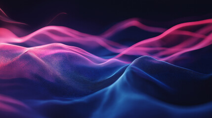 Obraz premium Abstract background featuring vibrant, colorful light and color effects set against a dark blue backdrop, creating a dynamic contrast and visually striking design