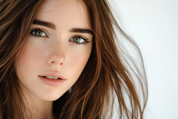 Fototapeta premium close up portrait of a woman