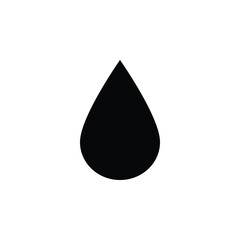 Fototapeta premium Drop icon. Vector isolated illustration