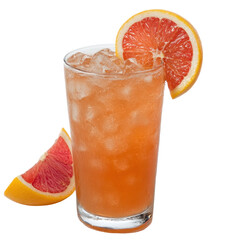 A Paloma Drink isolated on white or transparent background