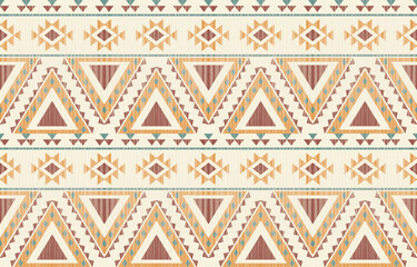 Geometric ethnic pattern seamless, Native American ethnic design, Southwestern decor design for background ,curtain, carpet, wallpaper, clothing, wrapping, Batik, vector illustration.