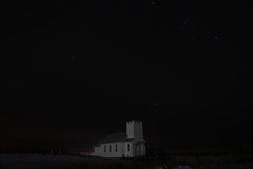Winter Saskatchewan Scenery with animals, frost, fog, abandoned places, churches and more.