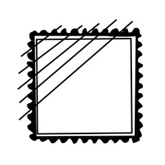 Postal stamp vector grunge set