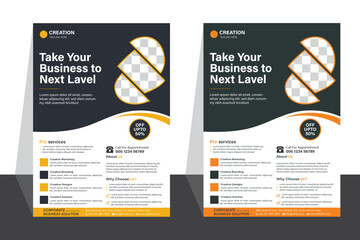 New modern real estate  flyer design template 