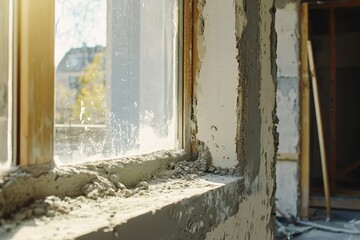 Machine plastering using a plastering pump that automatically sprays the plaster application