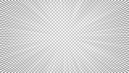 Black comic book transparent background