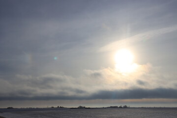 Winter Saskatchewan Scenery with animals, frost, fog, abandoned places, churches and more.