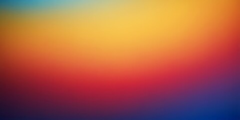 Fototapeta premium blue yellow red grainy background,Grainy gradient vibrant poster background, purple blue pink noisy texture banner, cover header backdrop design 9