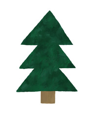 christmas tree on a white background