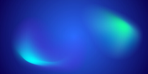 A vibrant blue and green swirl with a deep blue background