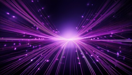 Naklejka premium futuristic glowing purple circuit lines with bright light nodes on a dark background resembling digital technology concept innovation connectivity