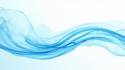 Translucent Blue Water Swirl