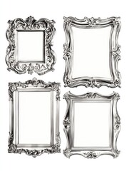 Set of Six Framed Pictures in Different Styles