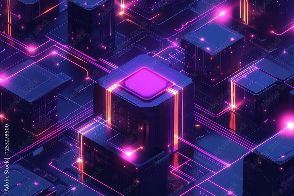 Poster smart city infrastructure with blockchain technology securing digital transactions and data .