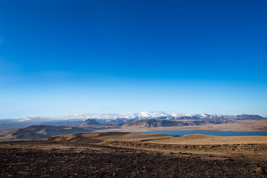 Panoramic view of Iceland's largest glacier