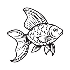 fish, goldfish icon