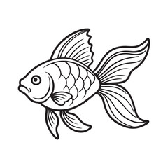 fish, goldfish icon