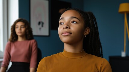 Young Black girl patiently awaits her dentist, emphasizing the importance of dental care and National Dentists Day