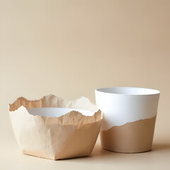 Paper food containers