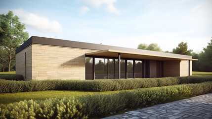 Obraz premium Modern Minimalist Home