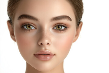 Fototapeta premium close up portrait of a woman 