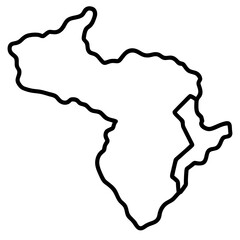 Custom Geographic Line Art Vectors