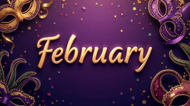 Festive February Carnival Text Design