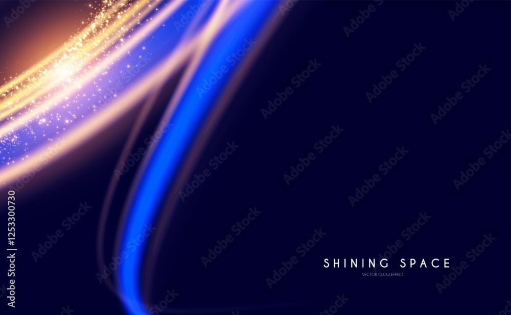 Canvas Prints motion light effect. shining magic background and liquid speed light