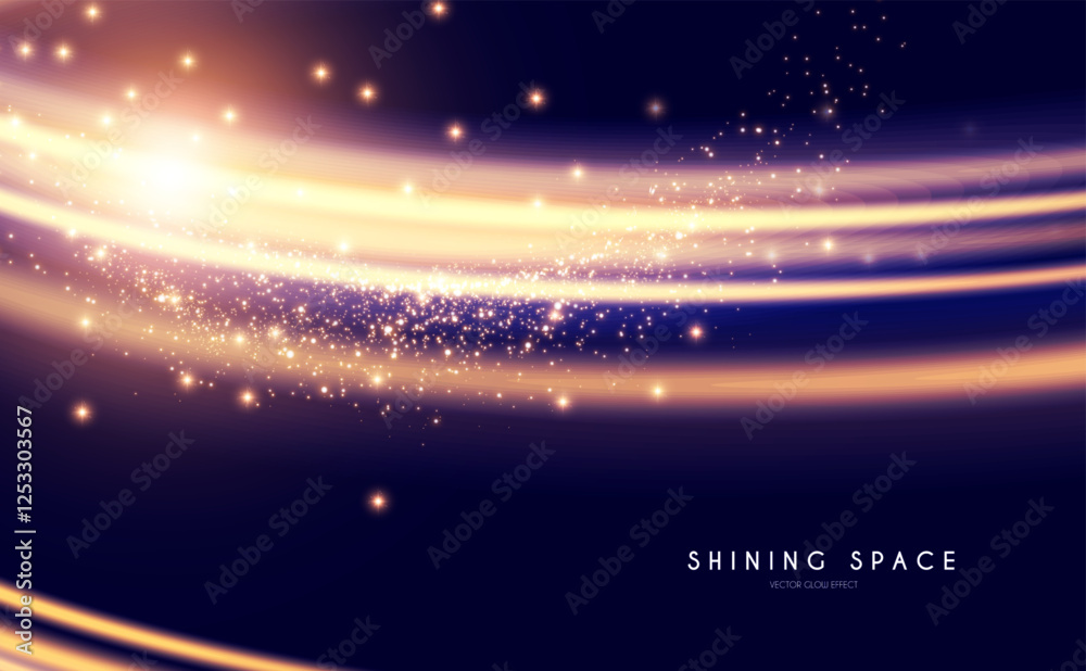 Canvas Prints motion light effect. shining magic background and liquid speed light
