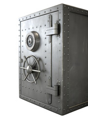 Secure and Sturdy Metal Bank Vault transparent Background