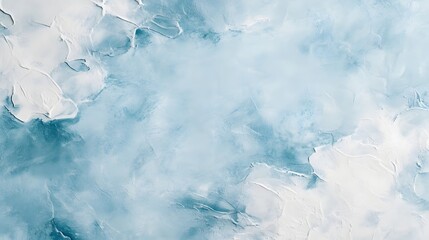 Soft Cloud Texture Background in Light Blues and Whites with Copyspace