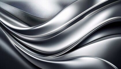 luxury silver metallic 3d business background illustration premium and rich wallpaper