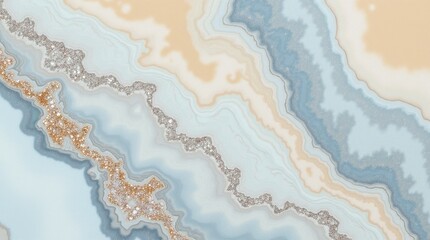 Ultra-Polished Marble Texture with Onyx Patterns