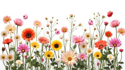 Fototapeta premium Vibrant Daisy and Sunflower Floral Arrangement