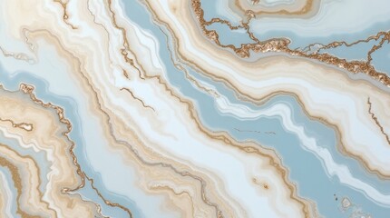 Multicolor Polished Marble Texture