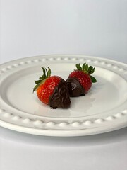 strawberry and chocolate
