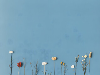 Bold Minimalistic Flower Border