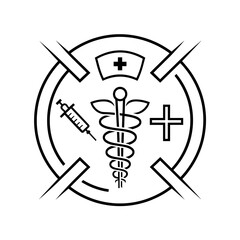 Medical Icon Vector Template Design