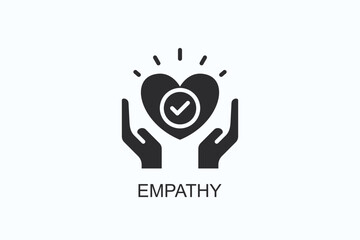 Empathy Icon Or Logo Isolated Illustration