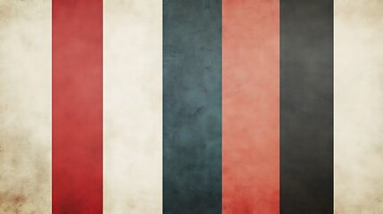 Abstract Vertical Stripes Design in Red White and Gray Tones