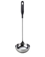silver ladle isolated on Transparent Background.