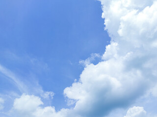 blue sky with clouds