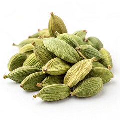 Pile of Green Cardamom Pods