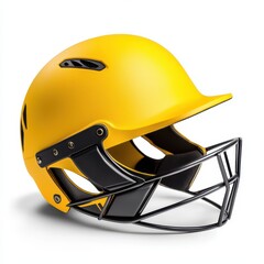 Fototapeta premium a cricket helmet clipart, sports safety gear, modern design, matte finish, isolated on white background