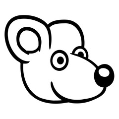 Mouse Mice Cute Little Rat Rodent Friendly Sweet Design Lover Art Vector Illustration Card T-Shirt Poster Sticker Graphic Print Decorative Drawing Isolated Logo Decoration Symbol Creative Cool Style
